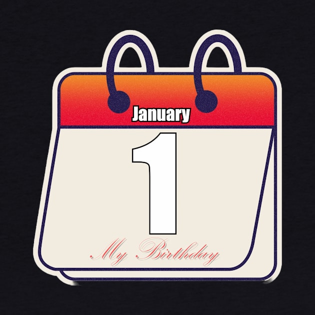 January 1 my brithday by TheRelaxedWolf